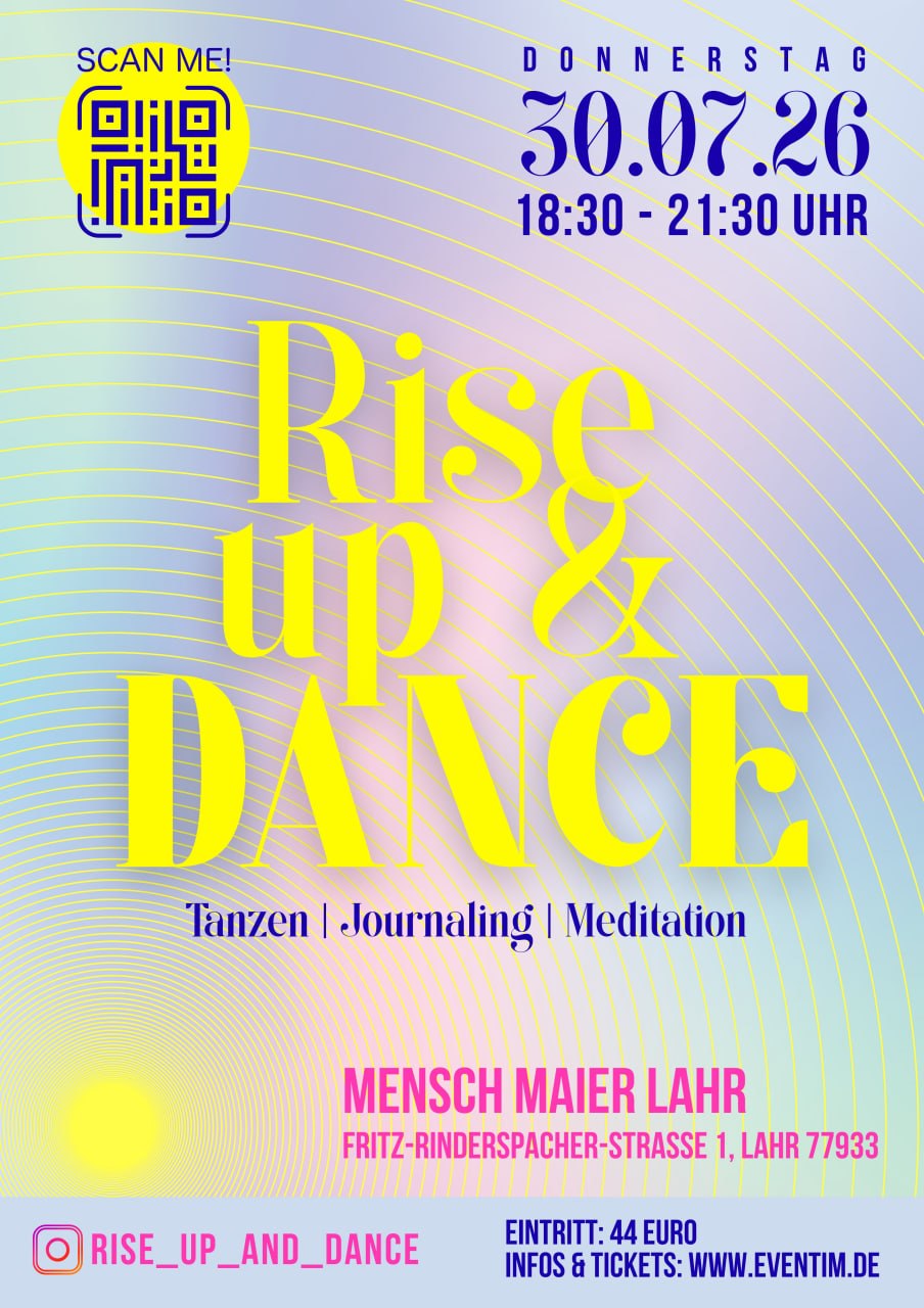 Rise up and Dance – Event Poster